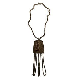 Vintage  Choker Necklace Gold Tone 19 Inches MCM